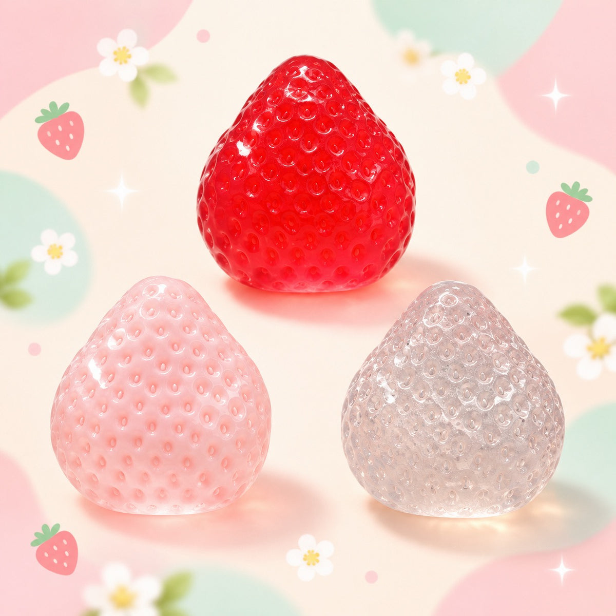 Sweet Strawberry Gummy Squish 🍓✨