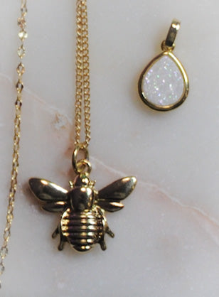 Bee Pendant Necklace